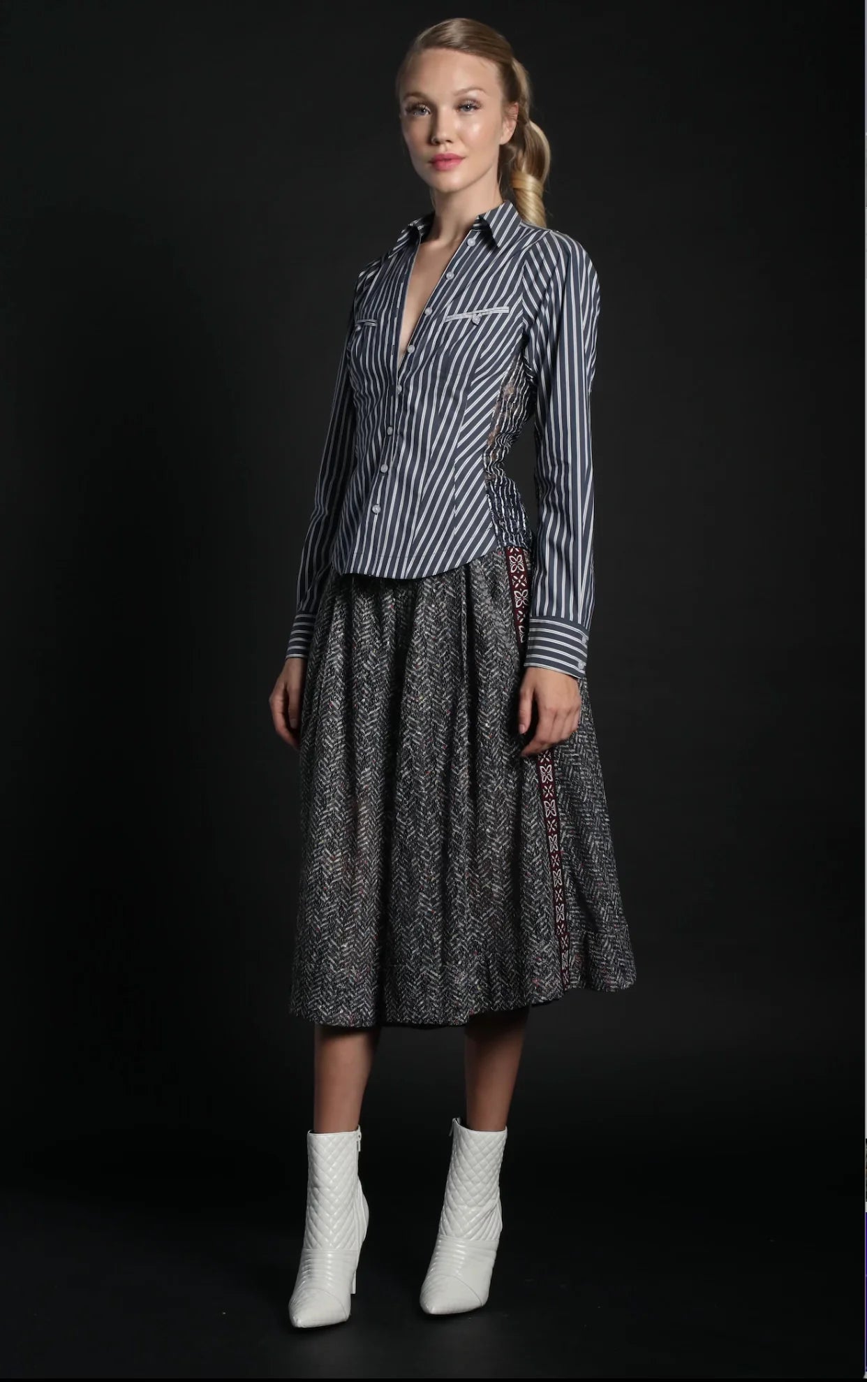 In Earnest Oxford Stripe Button Down
