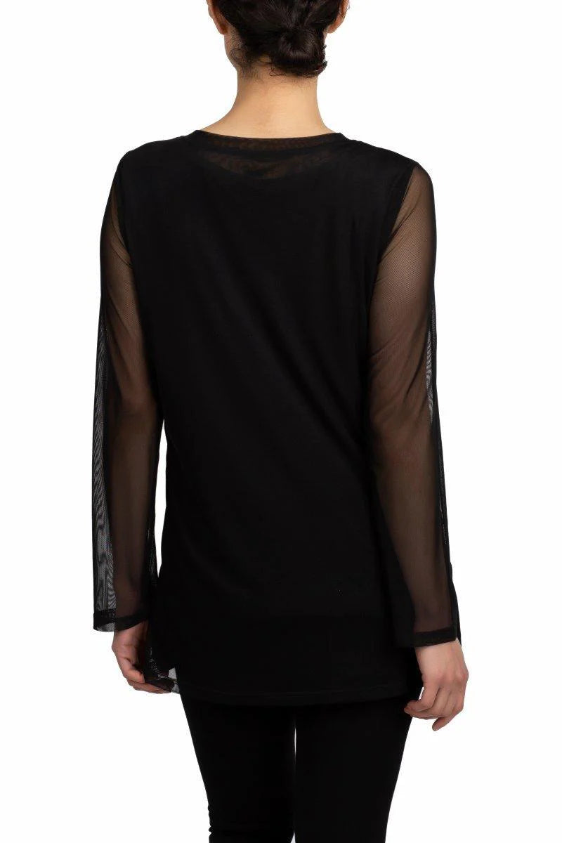 Berek Mesh Long Sleeve Top