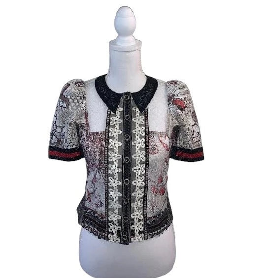 In Earnest Ming Lace Top