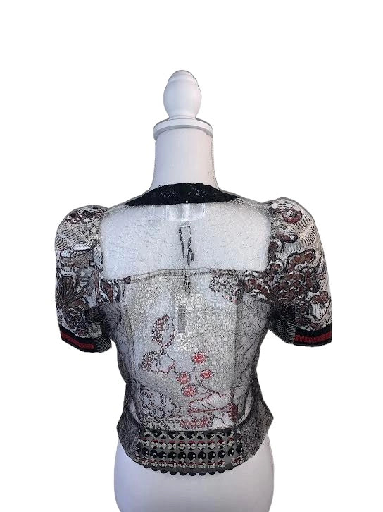 In Earnest Ming Lace Top