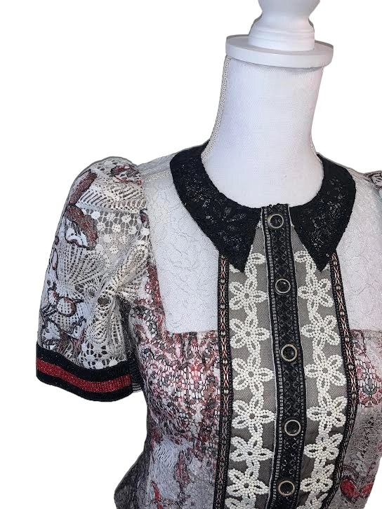 In Earnest Ming Lace Top