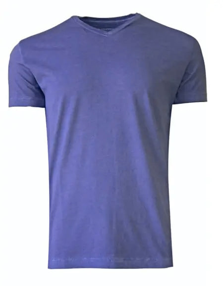 Georg Roth Purple V-Neck Short Sleeve Tee