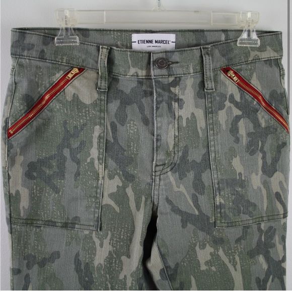 Etienne Marcel Skinny Camo Jeans