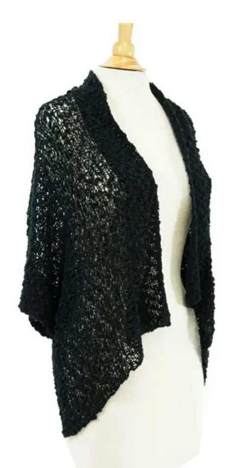 Lani Lau Kimono Popcorn Knit Sweater
