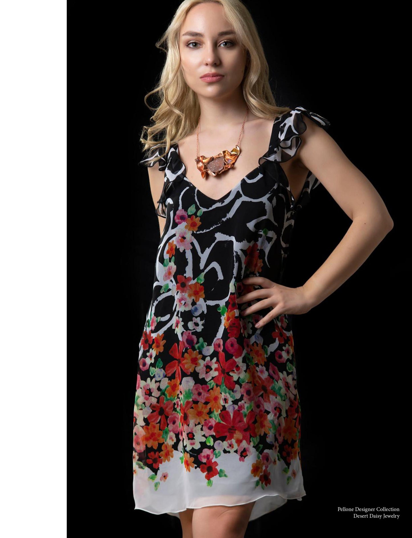PELLONE ANA Floral Dress