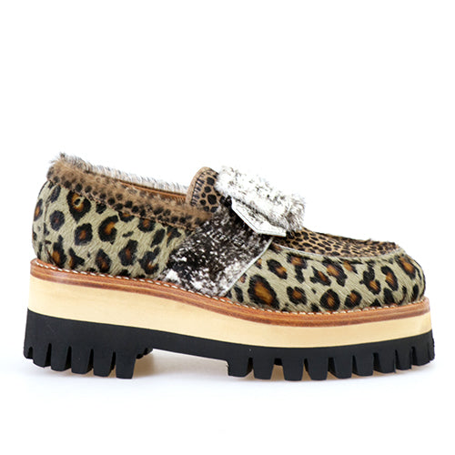 Animal Print Loafers