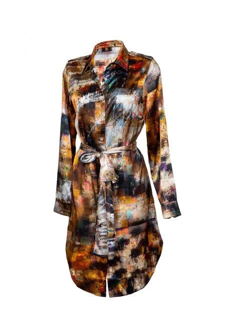 UNBREAK.IT Fari Dress with Leo Print