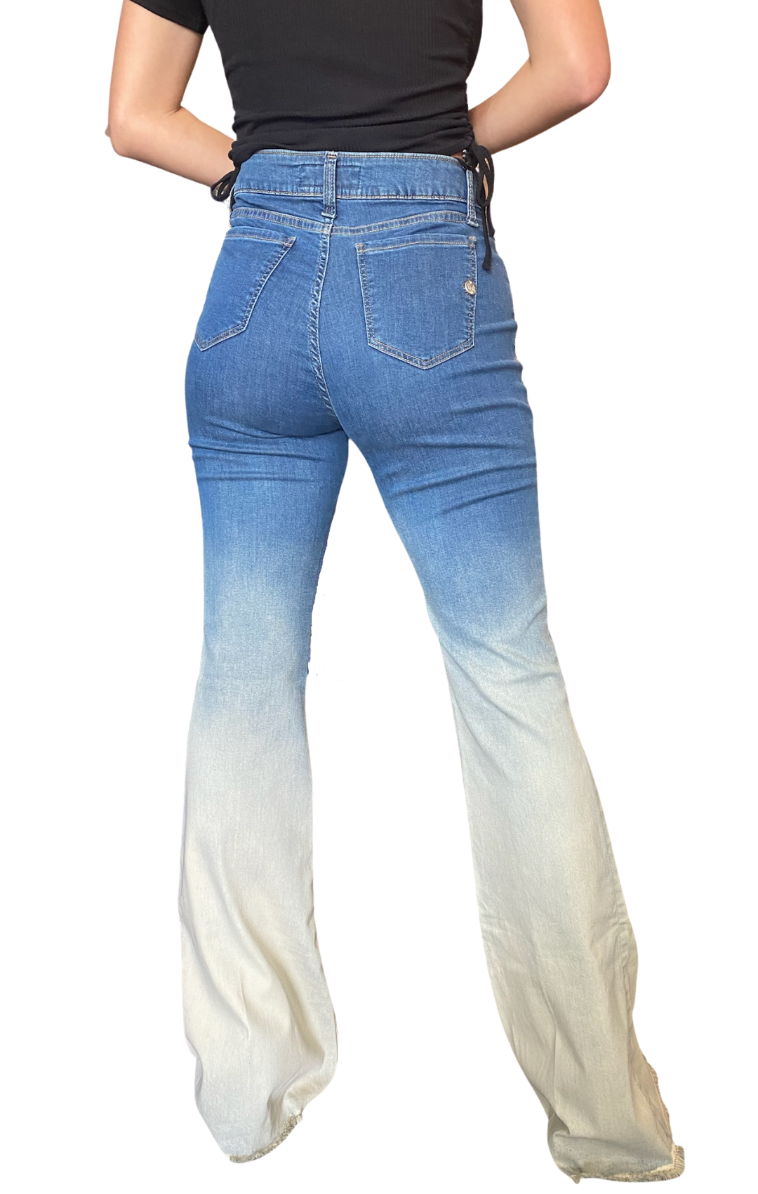 Shaft Jeans Lola Ombre Denim Bell Bottoms