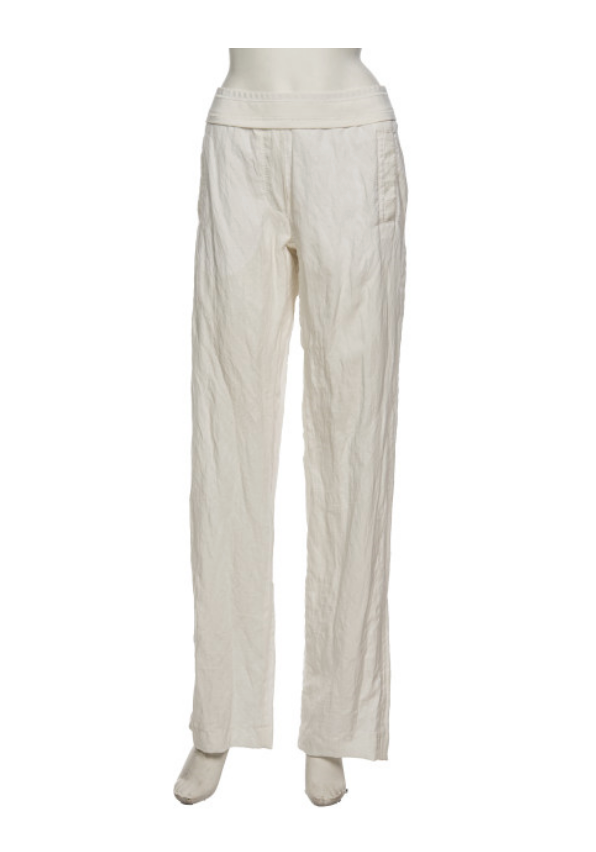 Crashed Off-White Trousers