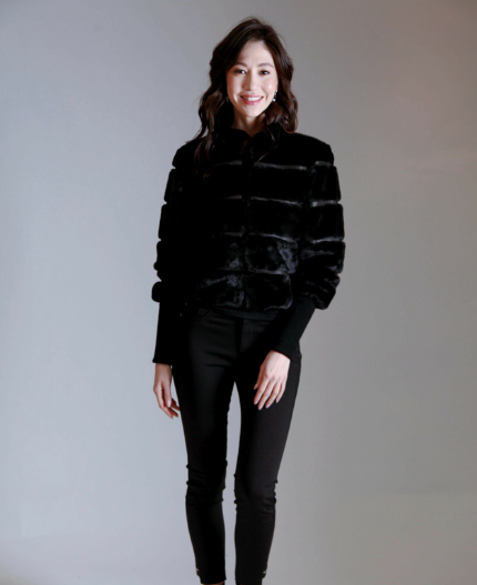 Alberto Makali Faux-Fur Shrug Jacket