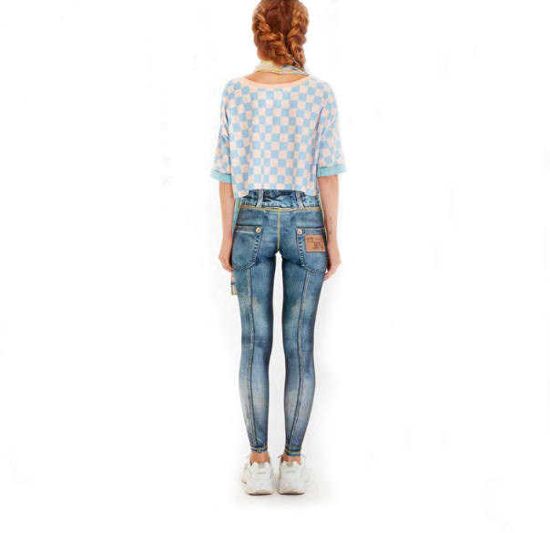 IPNG Design Vitamin Sea Checkered Crop Top