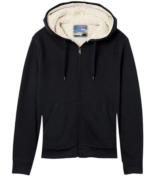 Georg Roth Navy Sherpa Hoodie