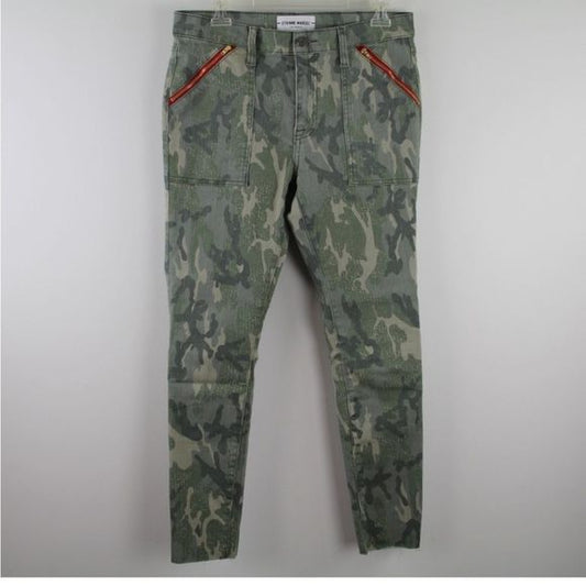 Etienne Marcel Skinny Camo Jeans
