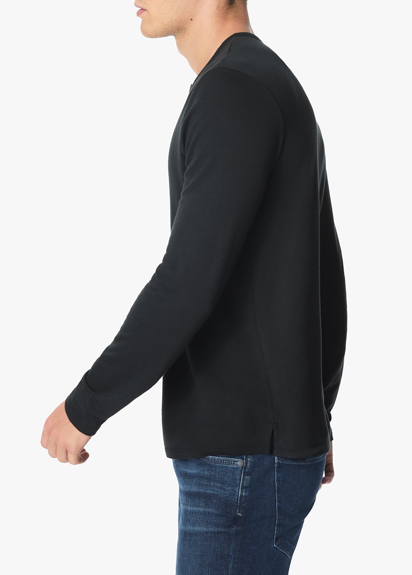 Wintz Long Sleeve Slub Henley