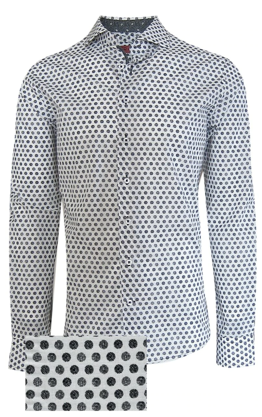 Georg Roth Black & White Dot Button Up