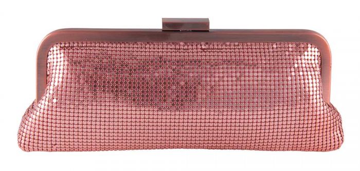Framed Metal Mesh Clutch