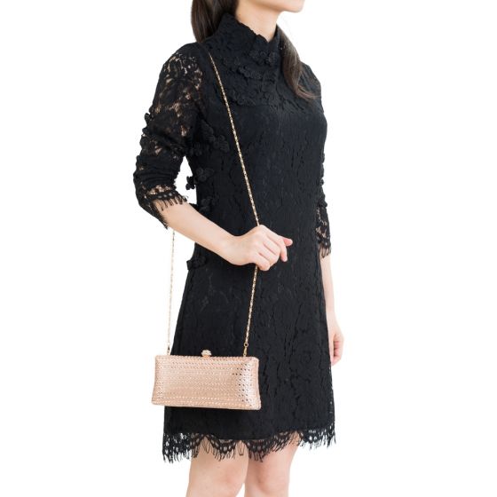 Champagne Diamond Handbag
