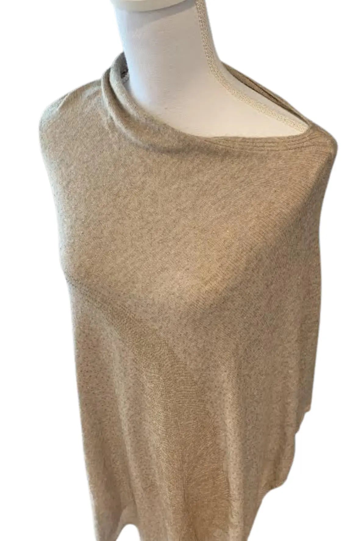 Swarovski Embellished Cashmere Sweater Cape