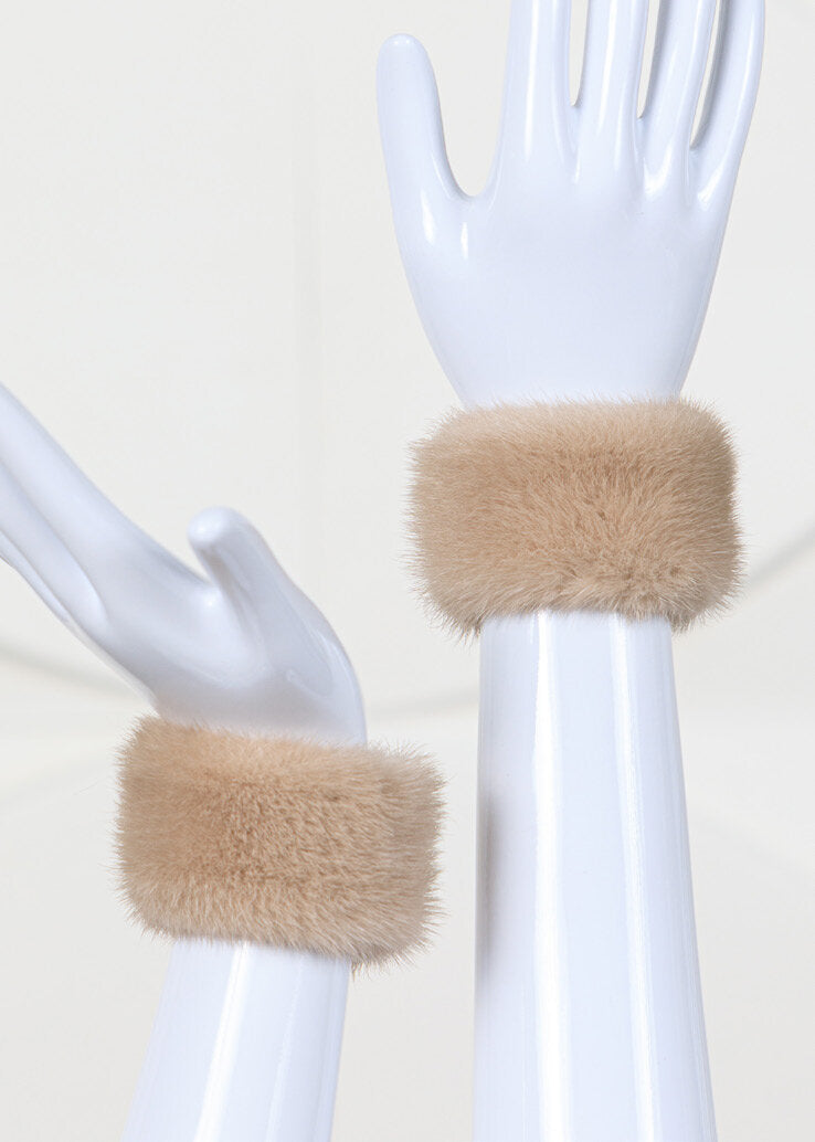 Snap-On Mink Cuffs