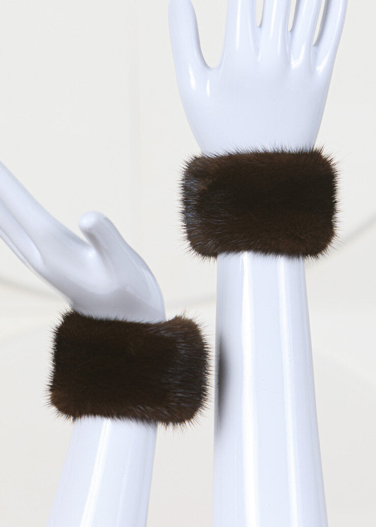 Snap-On Mink Cuffs