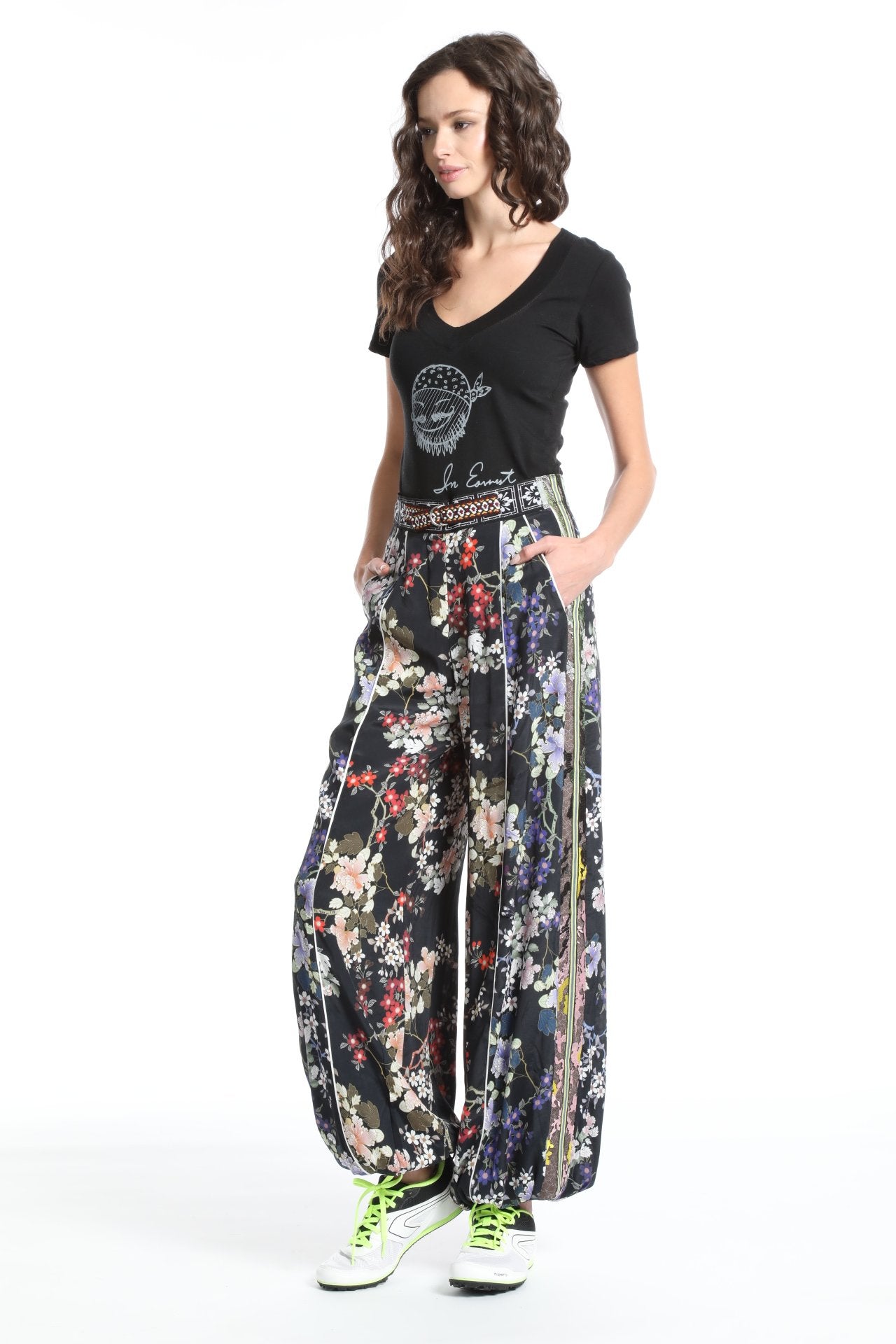 In Earnest Blossoming Palazzo Pants