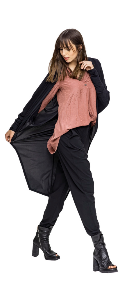 Long Black Cardigan