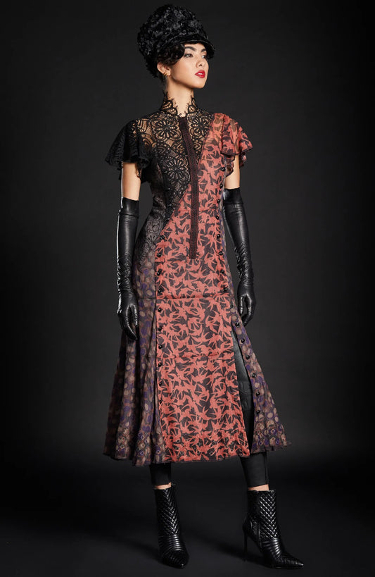 In Earnest Flight of Swallows Dress
