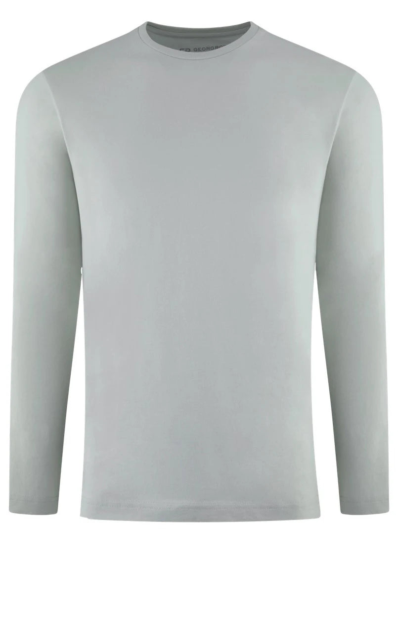 Georg Roth Cement Long Sleeve Crew Neck