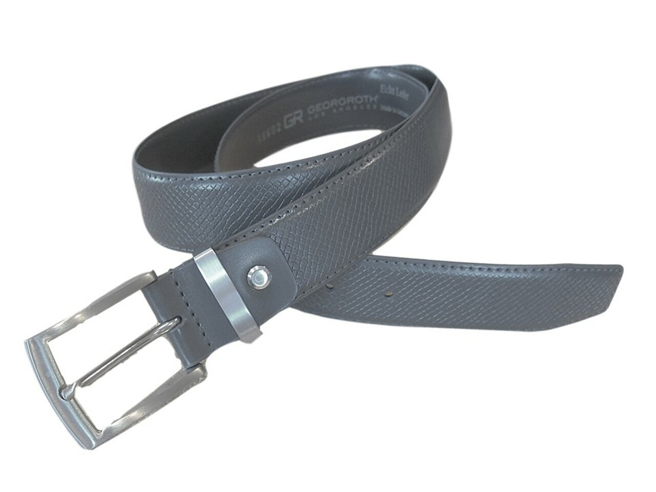 Georg Roth Dresden Grey Leather Belt