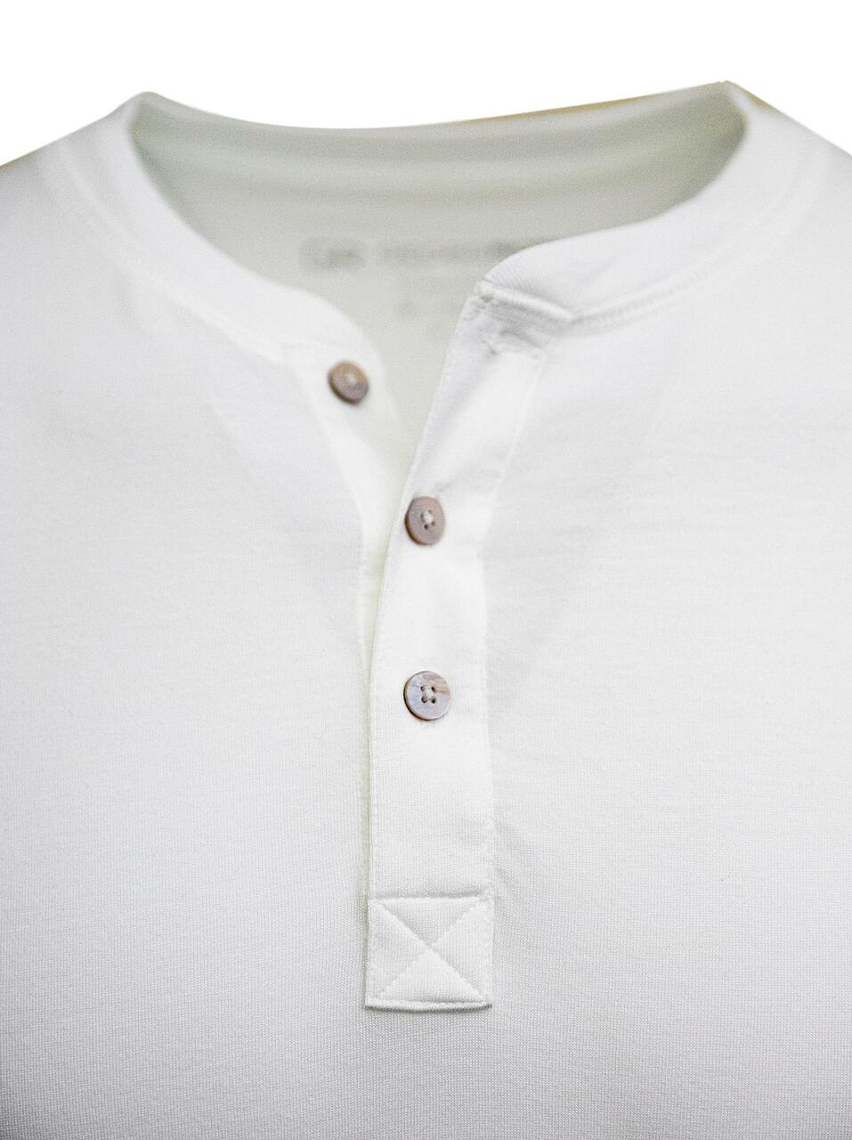 Georg Roth White Long Sleeve Henley