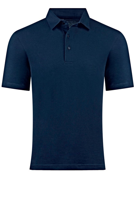 Georg Roth Luxury Navy Short Sleeve Polo