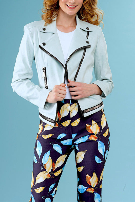 INSIGHT Angel Blue Pleather Jacket